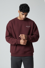 Basics Sweatshirt- Maroon